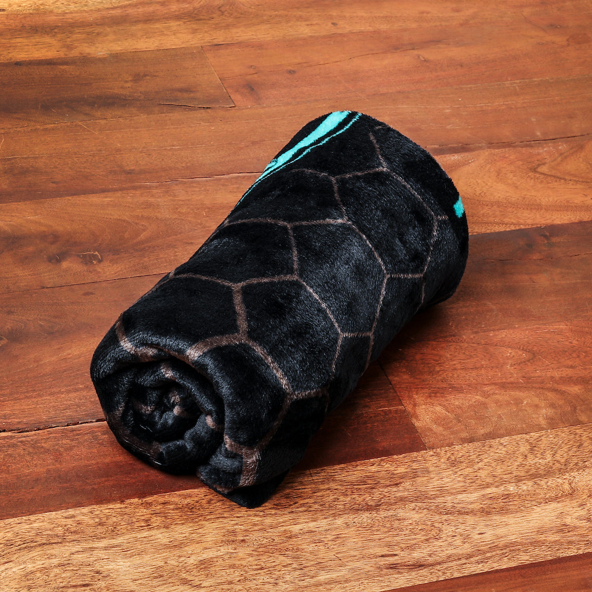 F1 Mercedes AMG Petronas Official Fleece Blanket | Super Soft Warm Black Throw Stealth Formula One Design | Perfect For The Bedroom Camping & Sleepovers 40 x 59"