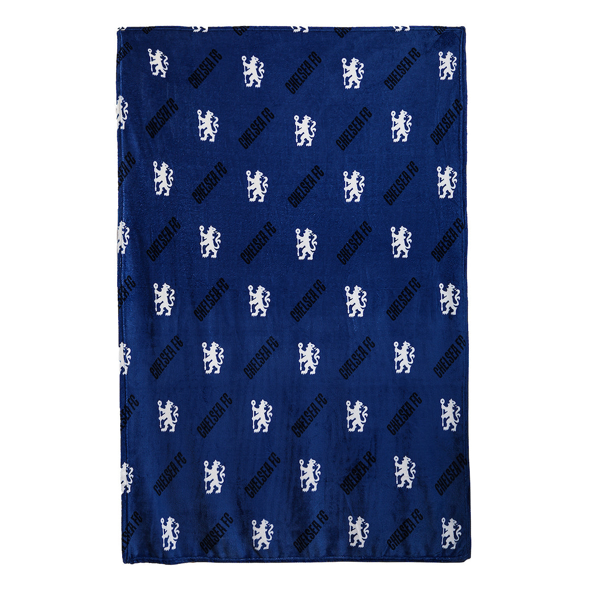 Official Chelsea FC Fleece Throw Blanket | Super Soft Soccer Geometric Design | Warm Super Soft Feel Blue Throw | Perfect for Home Bedroom Sleepovers & Camping