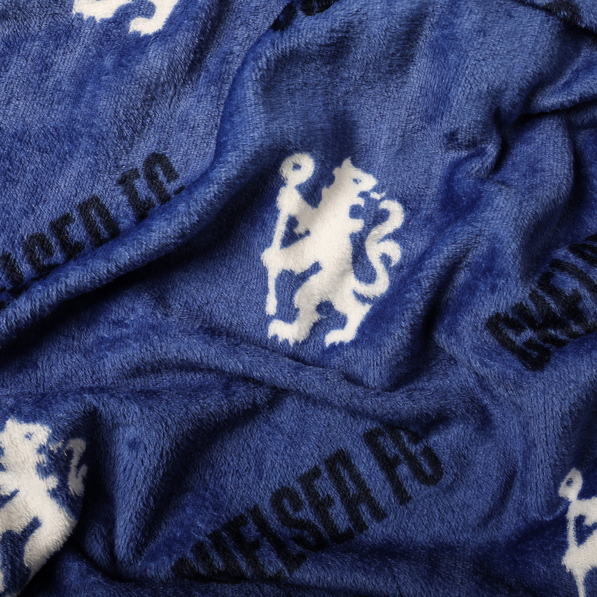 Official Chelsea FC Fleece Throw Blanket | Super Soft Soccer Geometric Design | Warm Super Soft Feel Blue Throw | Perfect for Home Bedroom Sleepovers & Camping