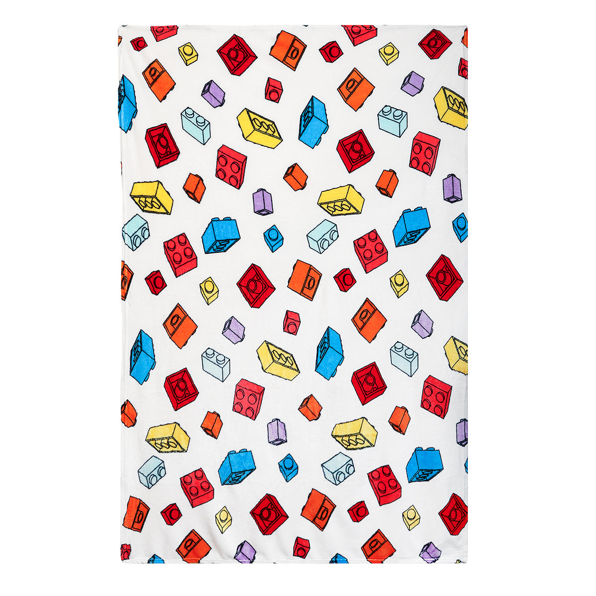 Official Lego Building Block Design Fleece Blanket