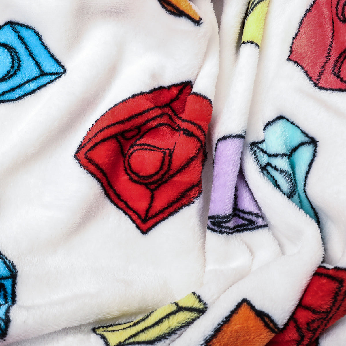Official Lego Building Block Design Fleece Blanket
