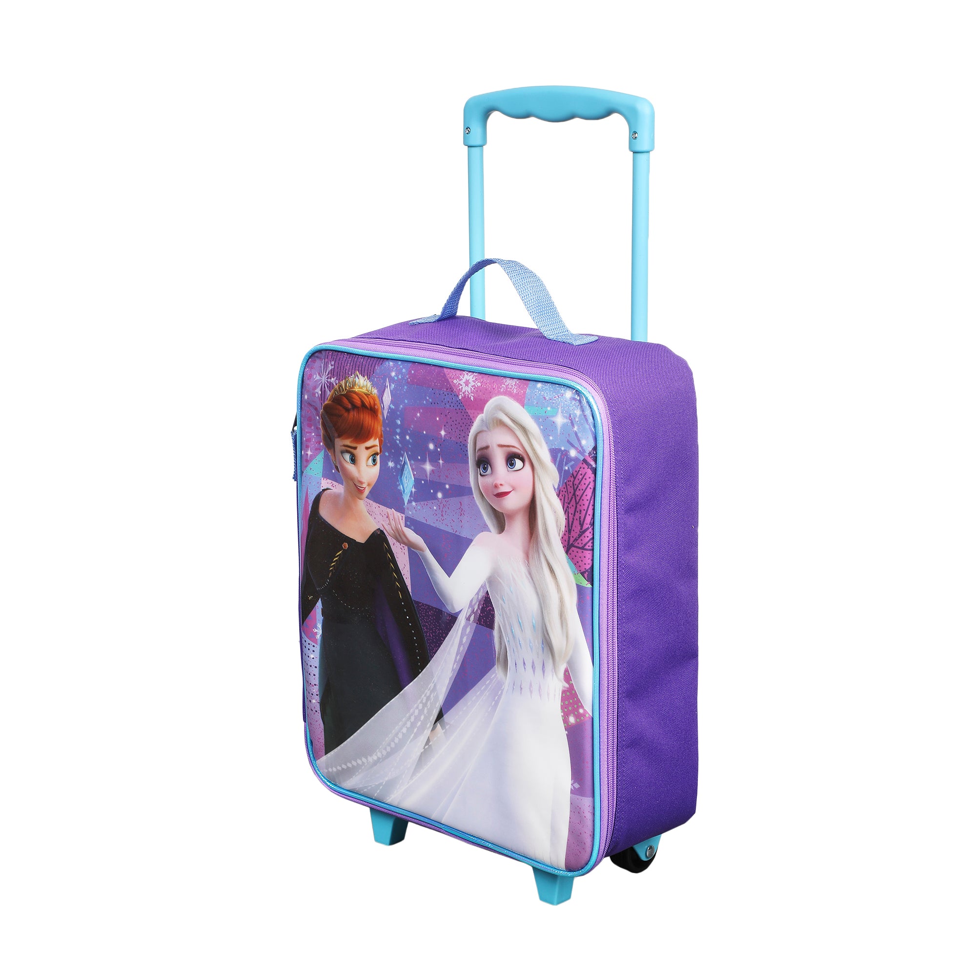 Frozen 2 Anna & Elsa Formal Wear 14" Youth Purple Pilot Case