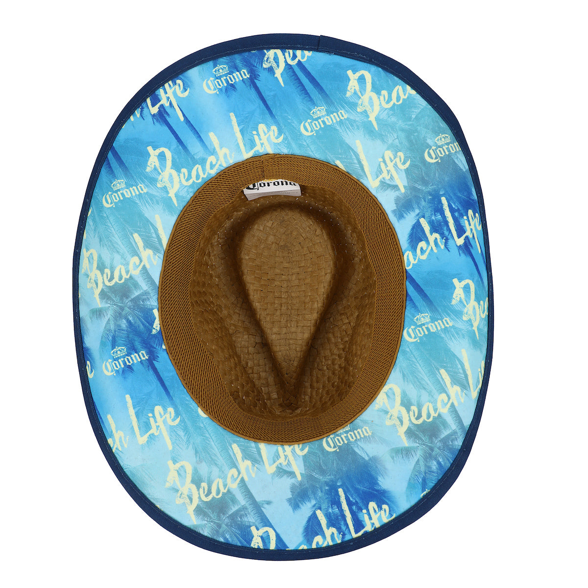 Corona Patch Straw Cowboy Hat