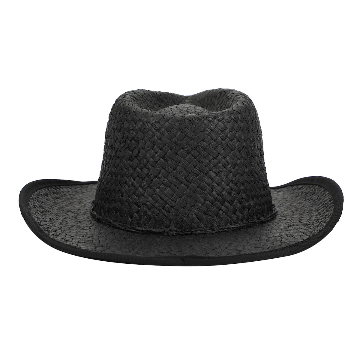 ACDC Logo Patch Straw Cowboy Hat