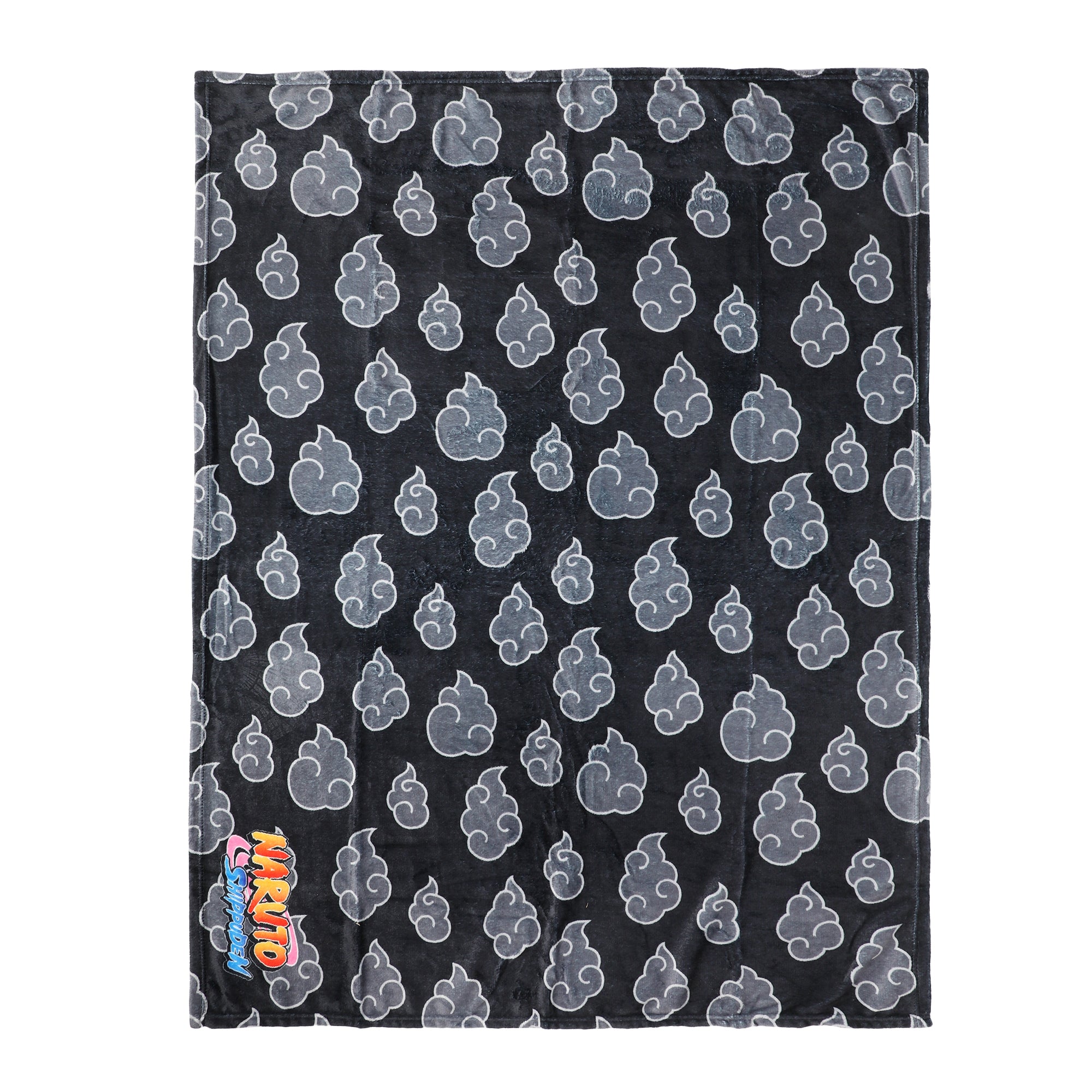 Naruto Gray Clouds 3-Piece Neck Pillow Travel Set With Eye Mask & Blanket