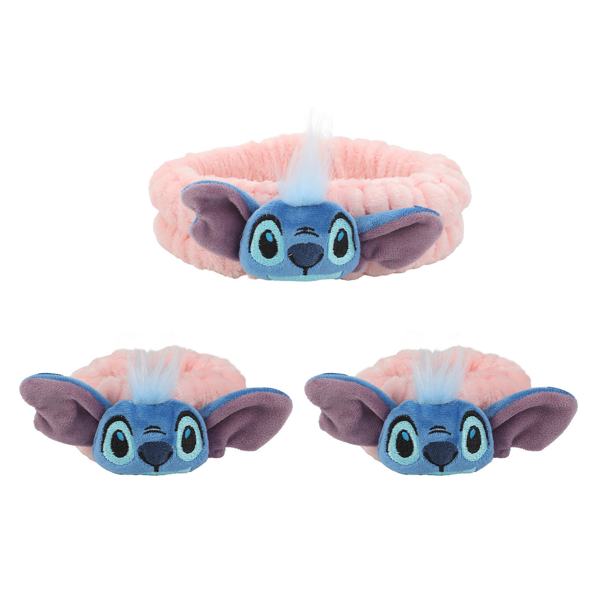 Lilo & Stitch Spa Head and Wristband set 3-Piece Plush Full Stitch Head