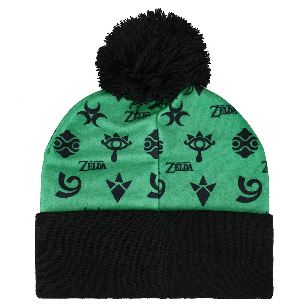 Zelda Fleece and Knitted Cuff Hat with Gloves Set for kids