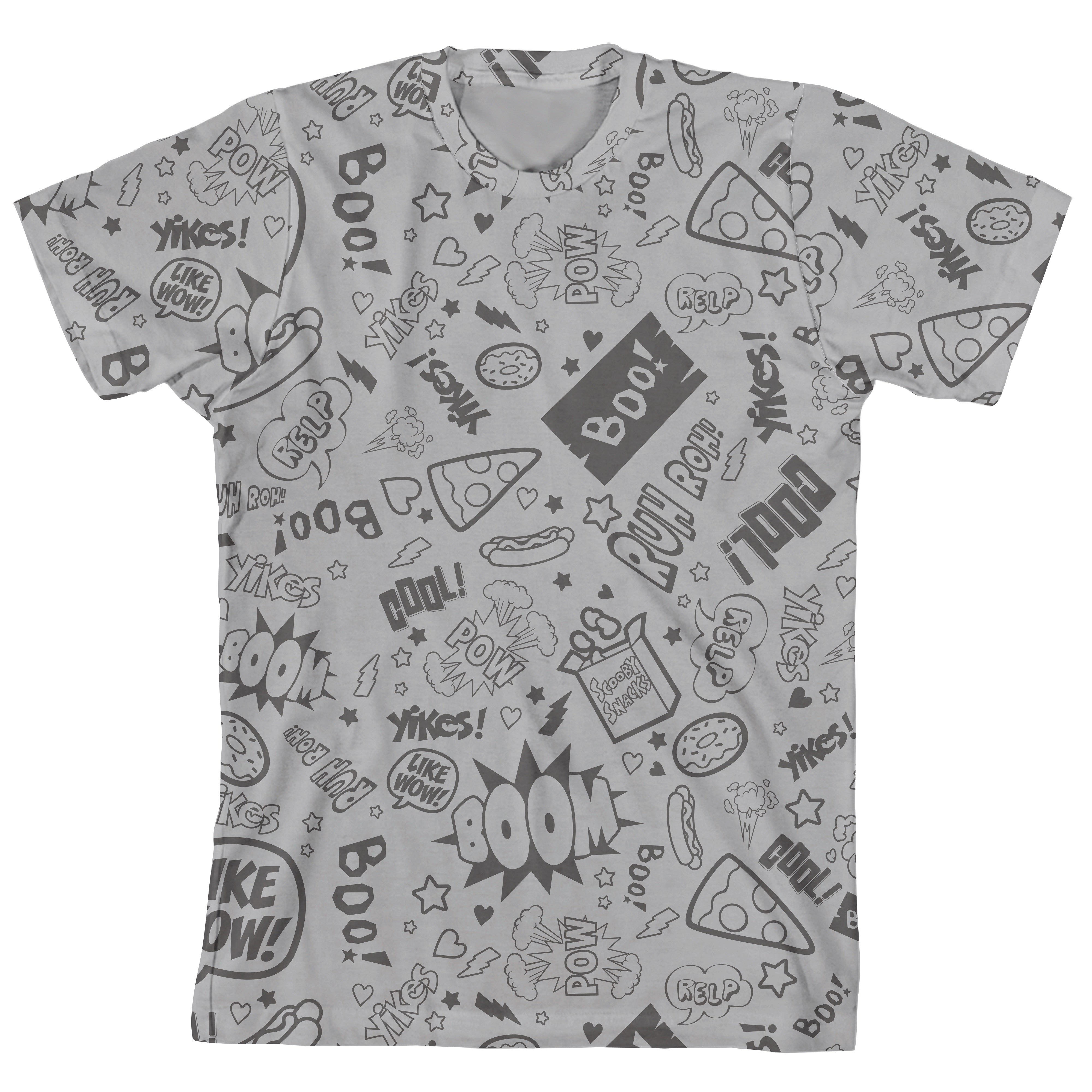 Scooby Doo Ruh-Roh 4pk Crew Neck Short Sleeve Youth Boys Tees