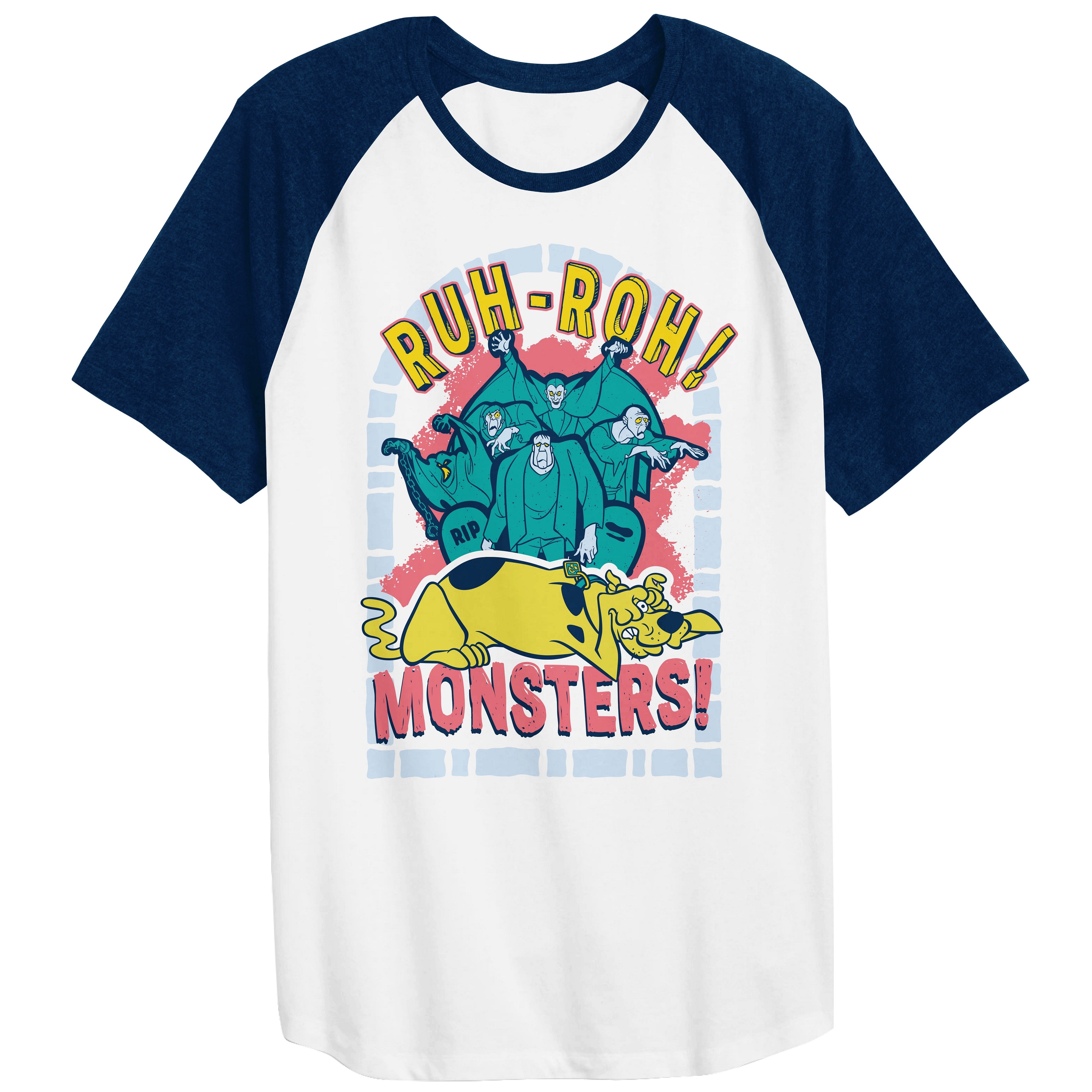 Scooby Doo Ruh-Roh 4pk Crew Neck Short Sleeve Youth Boys Tees