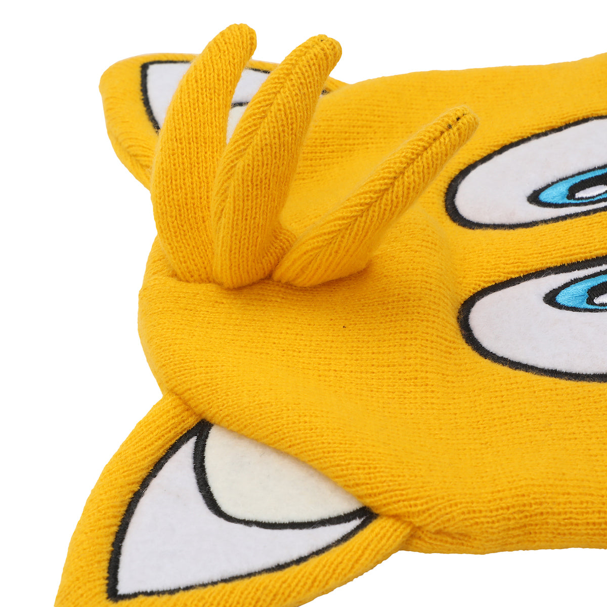 Sonic The Hedgehog Big Face Tails Youth 2-Piece Cuff Beanie & Magic Gloves Set
