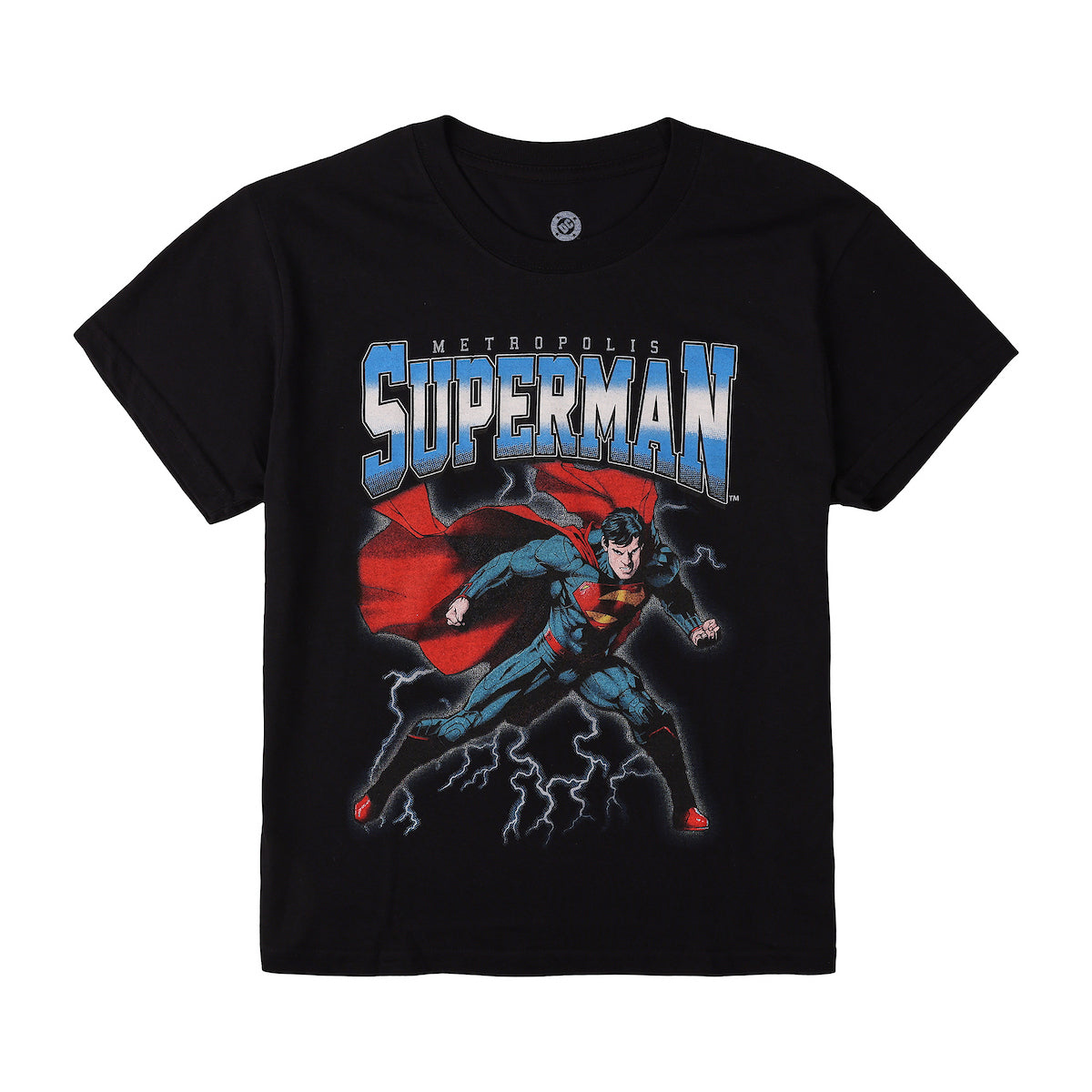 Superman Lightning Boy’s 3-Pack Crew Neck Short Sleeve T-shirt Set
