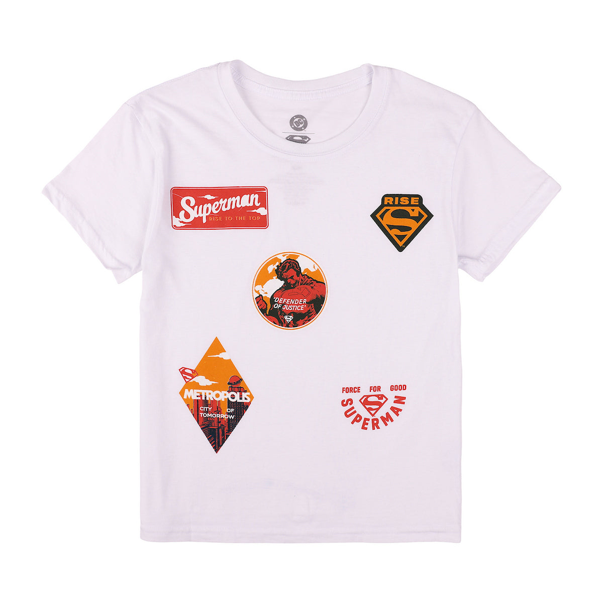 Superman Lightning Boy’s 3-Pack Crew Neck Short Sleeve T-shirt Set