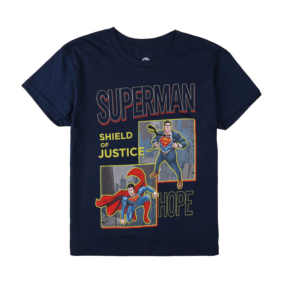 Superman Lightning Boy’s 3-Pack Crew Neck Short Sleeve T-shirt Set