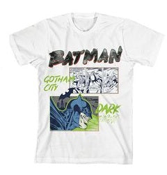 Batman Dark Knight Boy’s 3-Pack Crew Neck Short Sleeve T-shirt Set