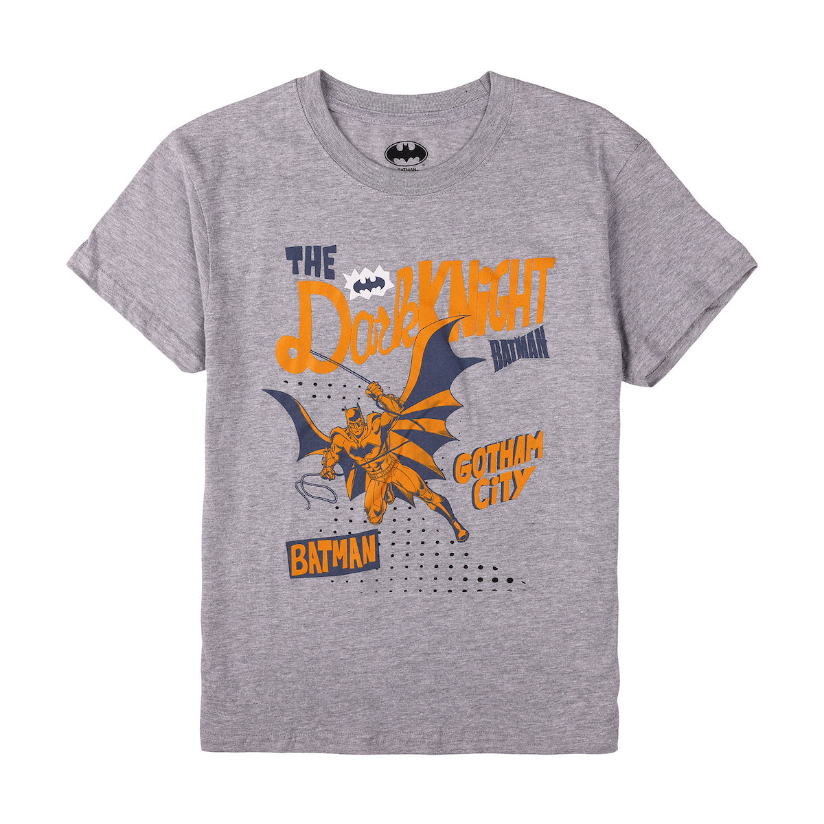 Batman Dark Knight Boy’s 3-Pack Crew Neck Short Sleeve T-shirt Set