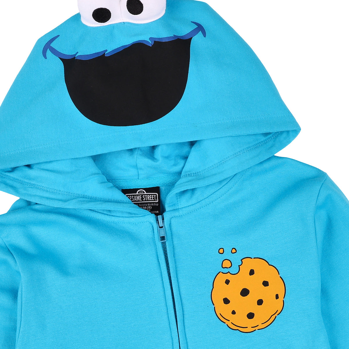 Sesame Street Cookie Monster Boy’s 2-Pack Cosplay Zip Front Hoodie & Joggers Set