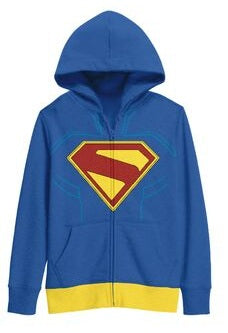 Superman Suit Boy’s 2-Pack Cosplay Zip Front Hoodie & Joggers Set
