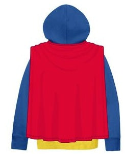 Superman Suit Boy’s 2-Pack Cosplay Zip Front Hoodie & Joggers Set