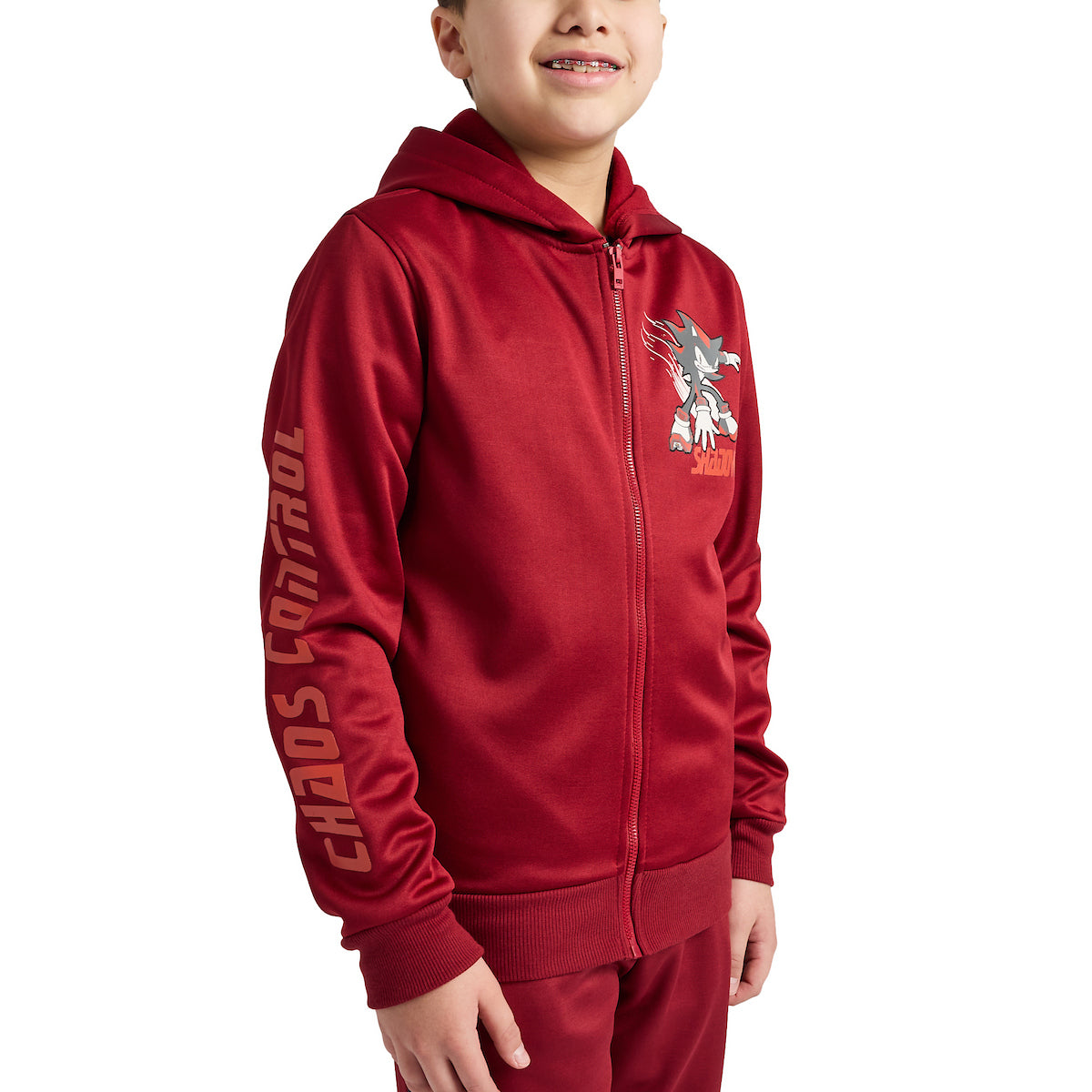 Sonic The Hedgehog Shadow Chaos Control Boy's 3-Pack Hoodie Tee & Joggers Set