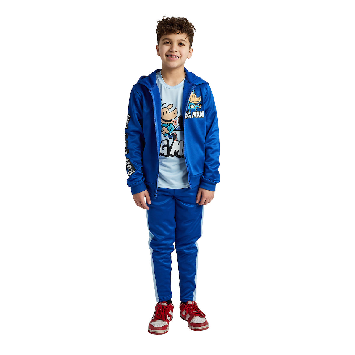 Dog Man Good Boy's 3-Pack Hoodie Tee & Joggers Set