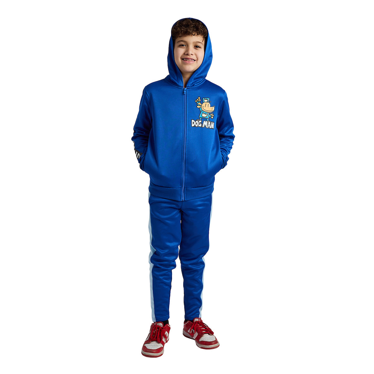 Dog Man Good Boy's 3-Pack Hoodie Tee & Joggers Set