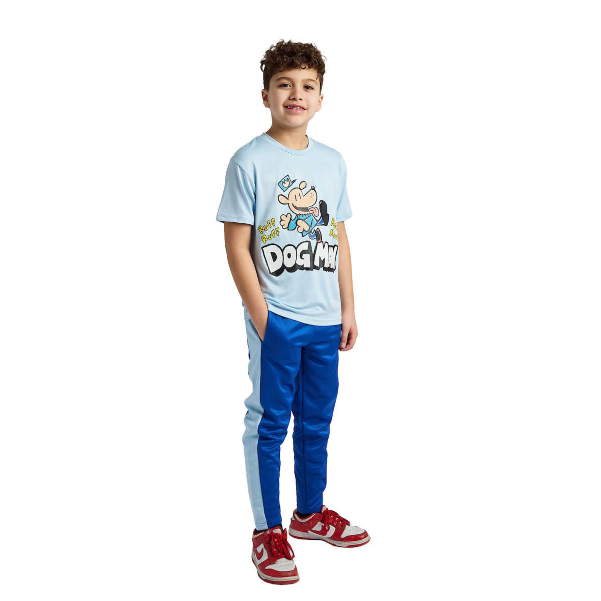 Dog Man Good Boy's 3-Pack Hoodie Tee & Joggers Set