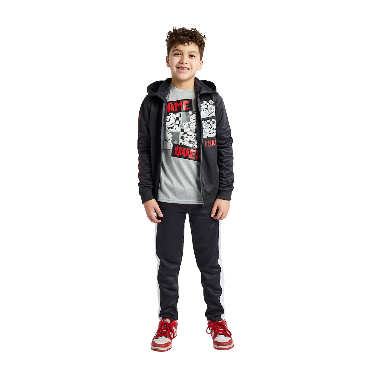Five Nights At Freddy's Game Over Boy's 3-Pack Hoodie Tee & Joggers Set