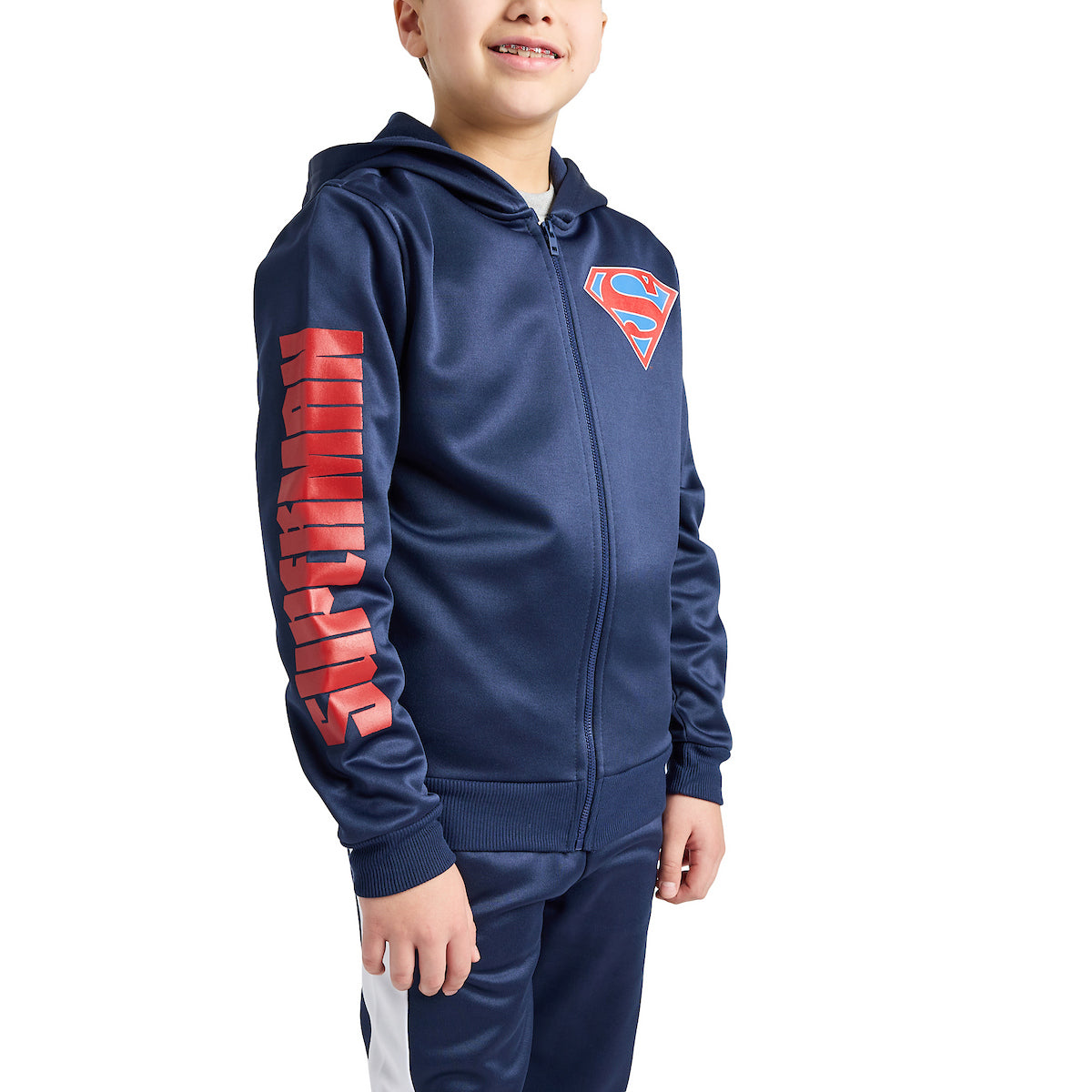 Superman Logo Boy's 3-Pack Hoodie Tee & Joggers Set