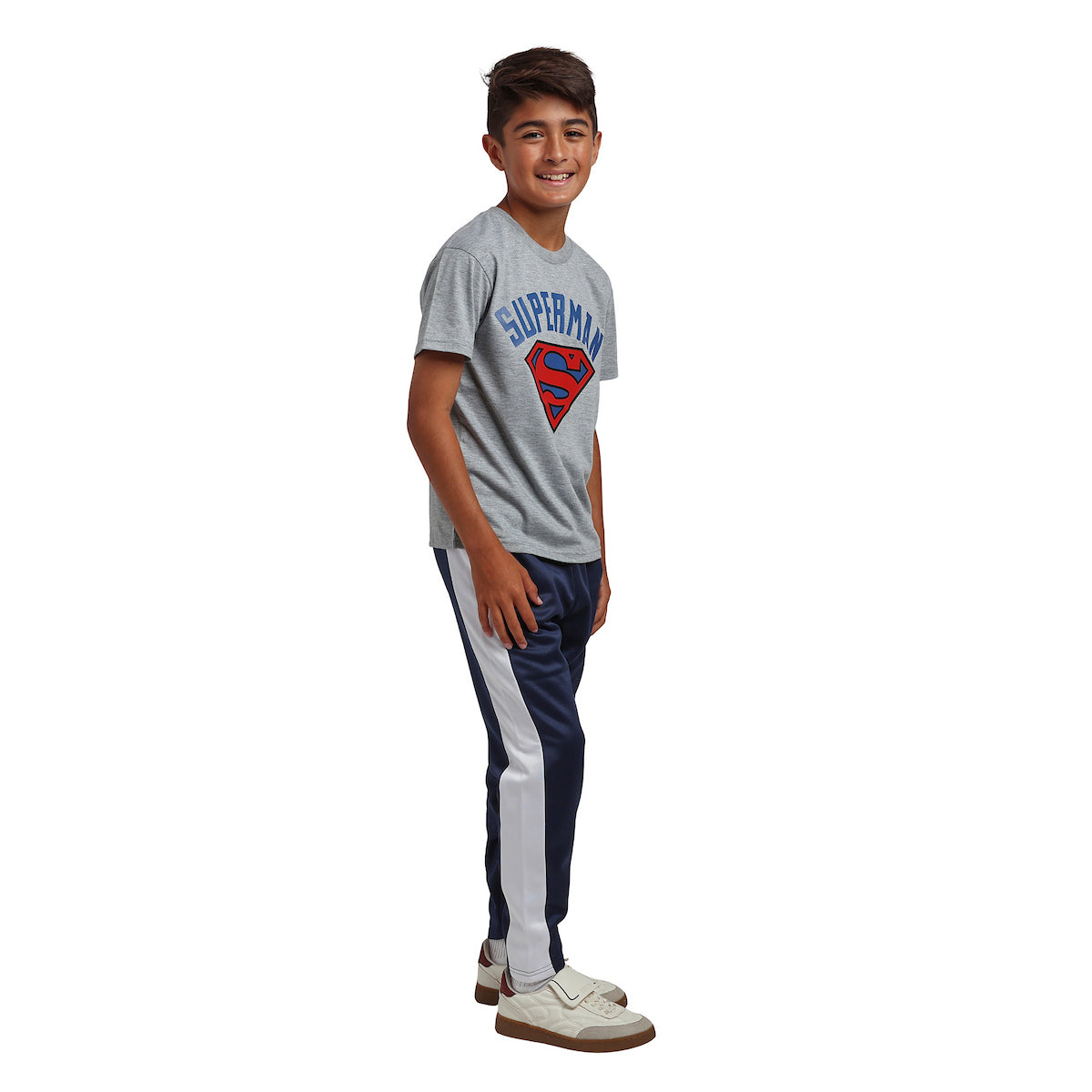 Superman Logo Boy's 3-Pack Hoodie Tee & Joggers Set
