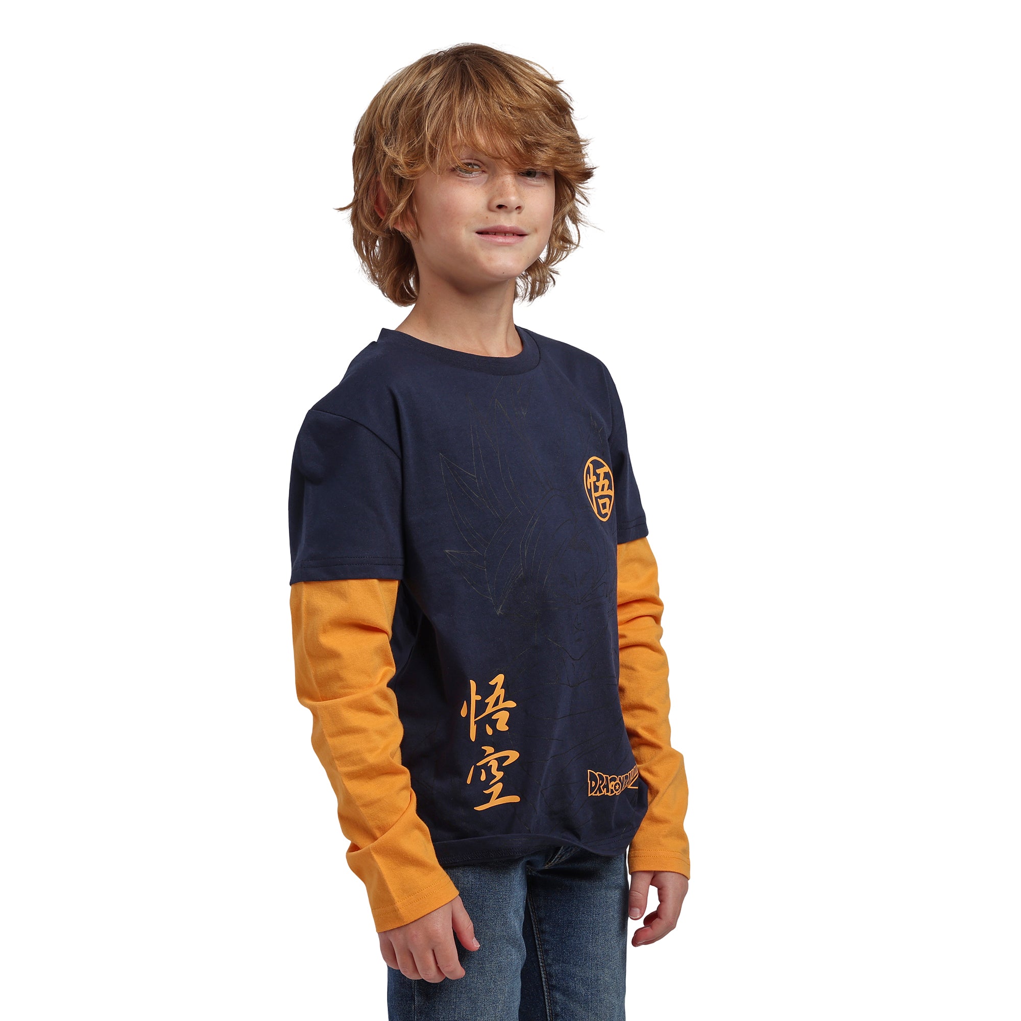 Dragon Ball Z Goku & Gohan Kanji Boy’s 2-Pack Twofer Set