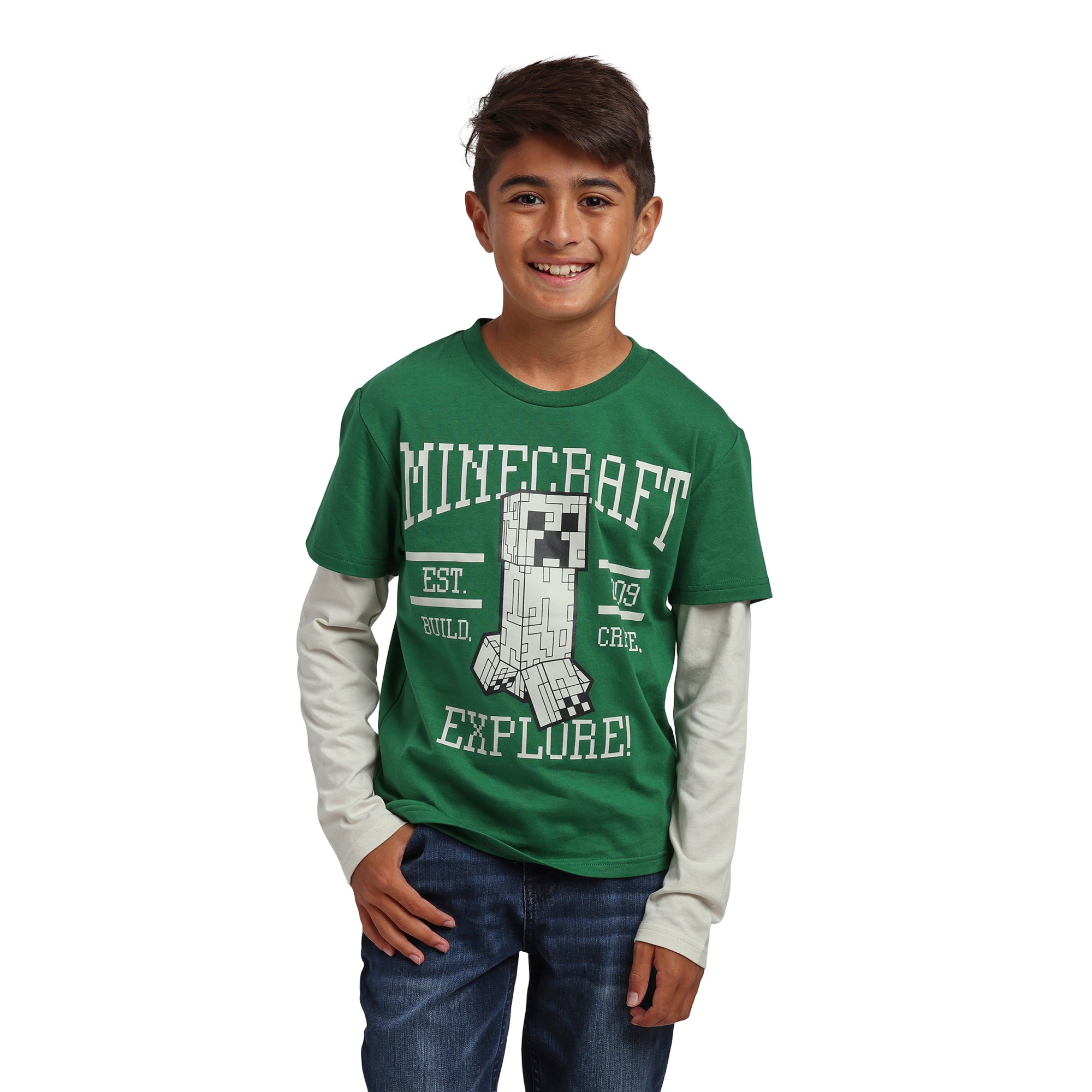 Minecraft Explore Boy’s 2-Pack Twofer Set