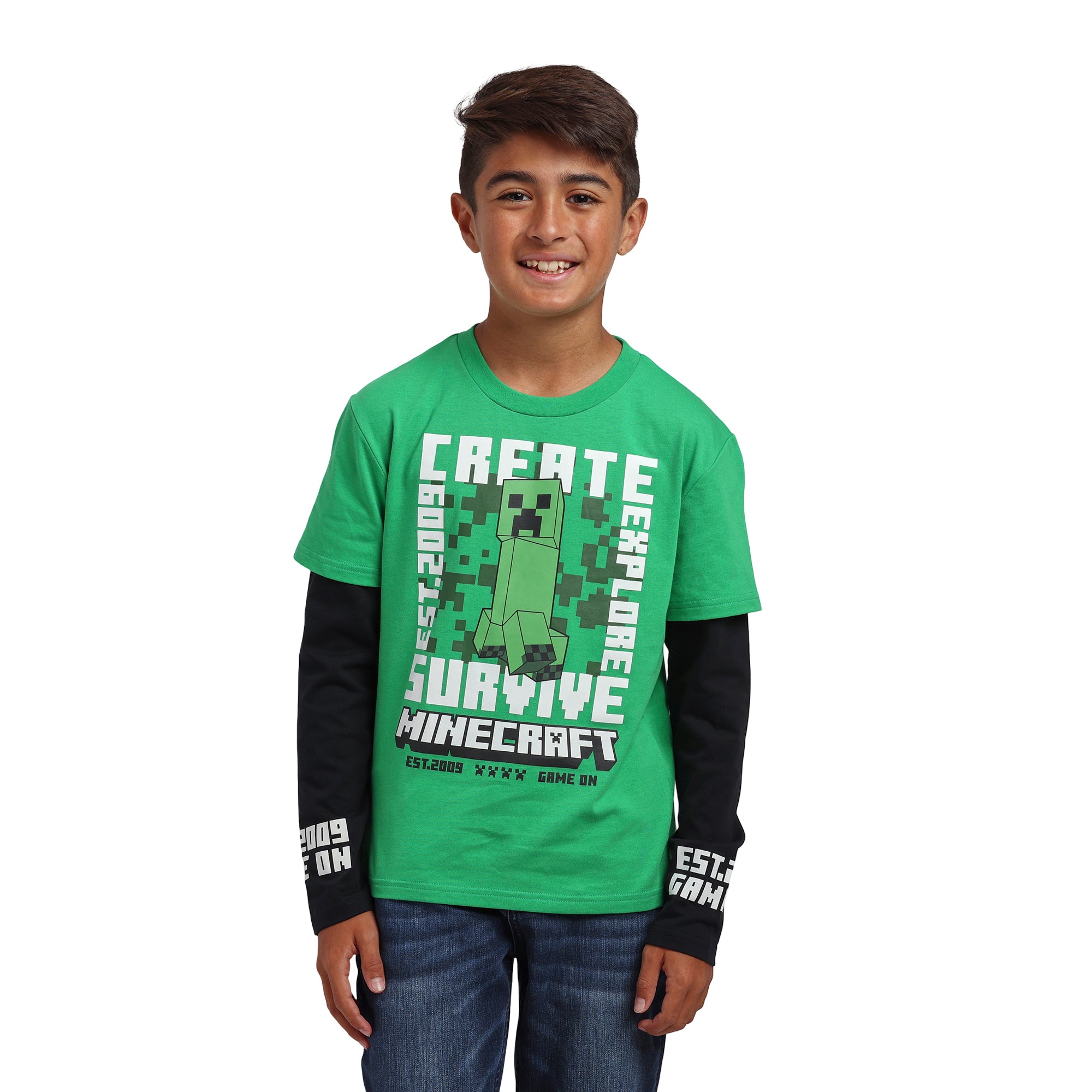 Minecraft Explore Boy’s 2-Pack Twofer Set