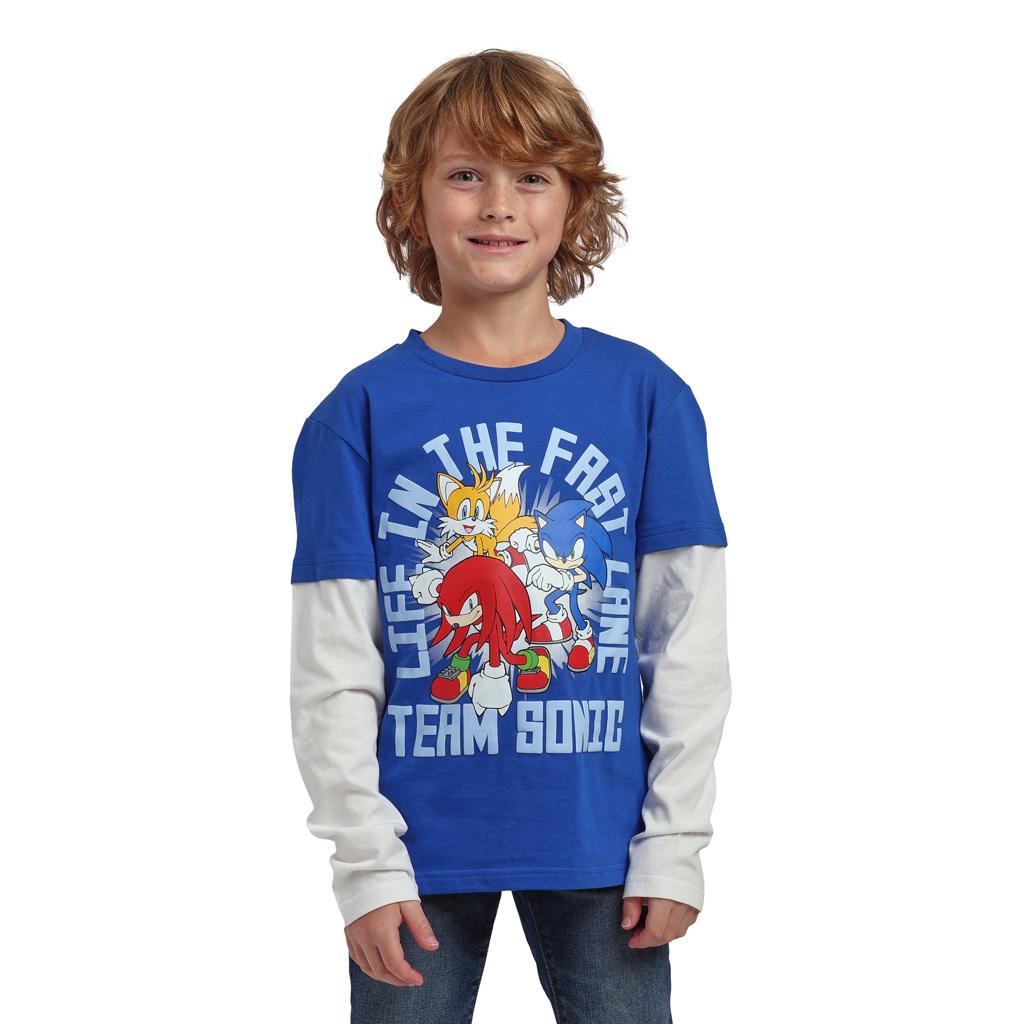 Sonic The Hedgehog Life In The Fast Lane Boy’s 2-Pack Twofer Set