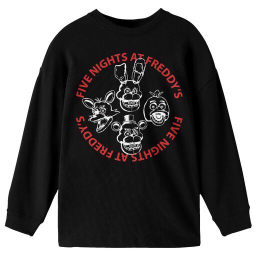 Five Nights At Freddy’s Character Art Boy’s 3-Pack Crew Neck Long Sleeve Shirts