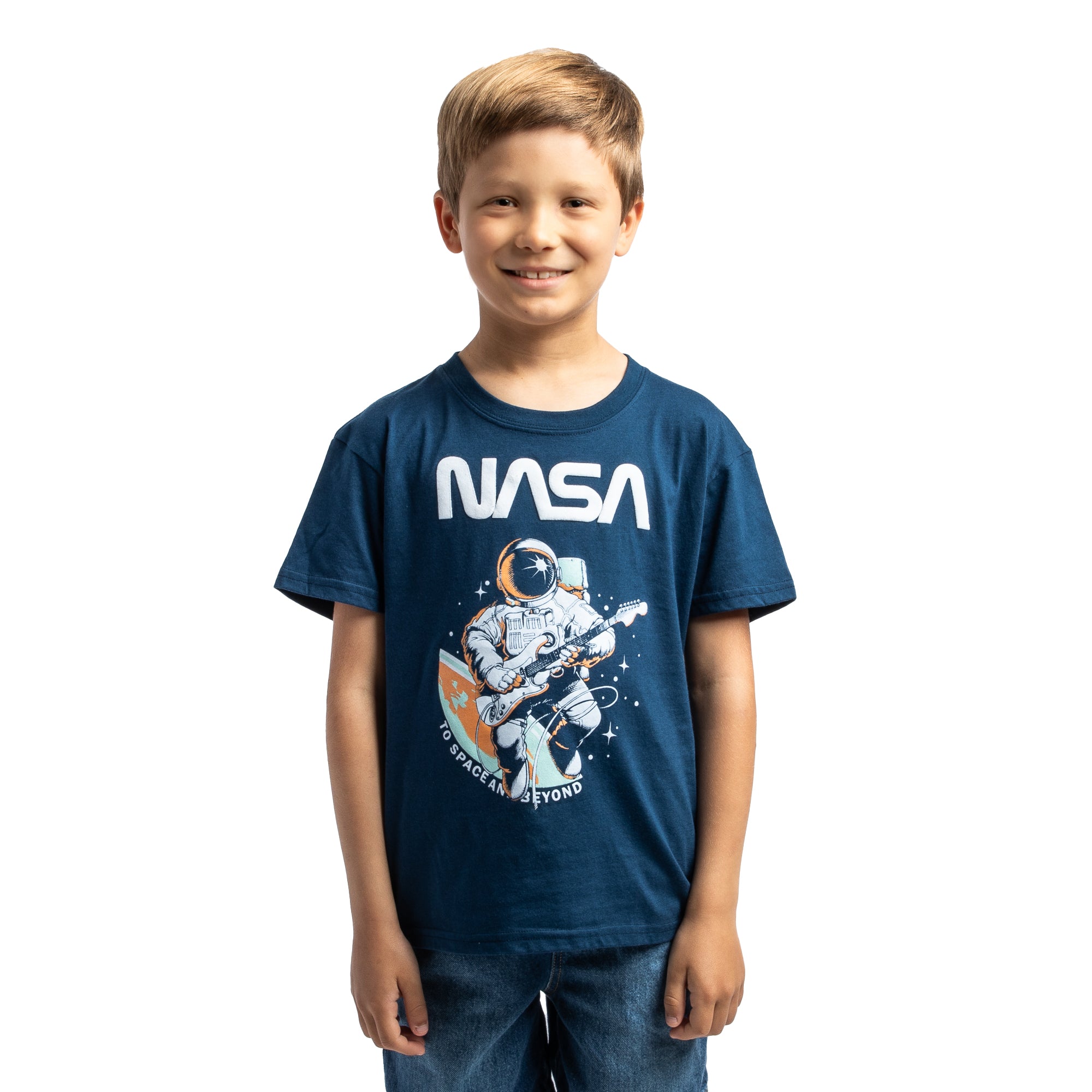 NASA Astronauts Boy’s 3-Pack Crew Neck Short Sleeve T-shirt Set