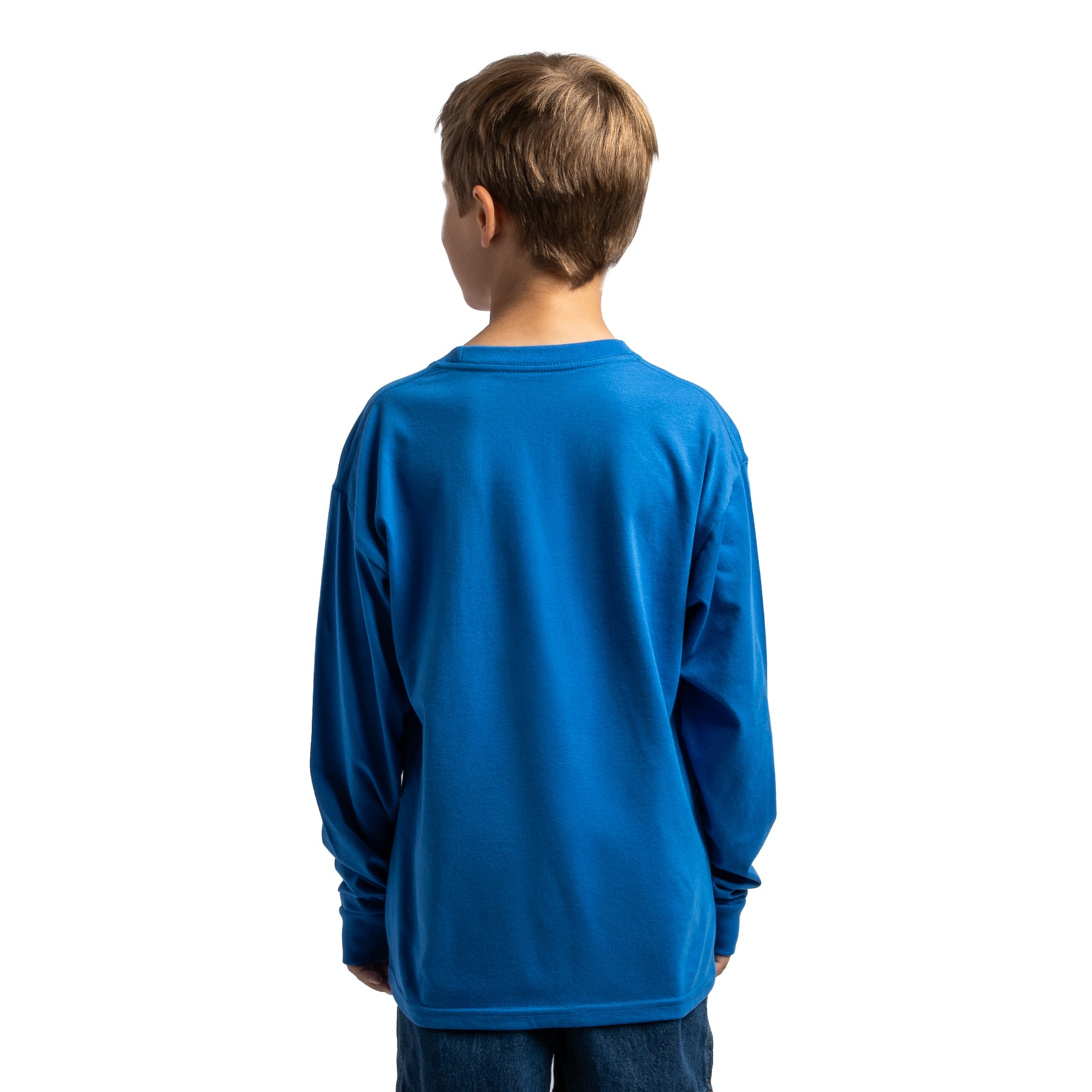 Superman Rise Boy’s 3-Pack Crew Neck Long Sleeve Shirt Set