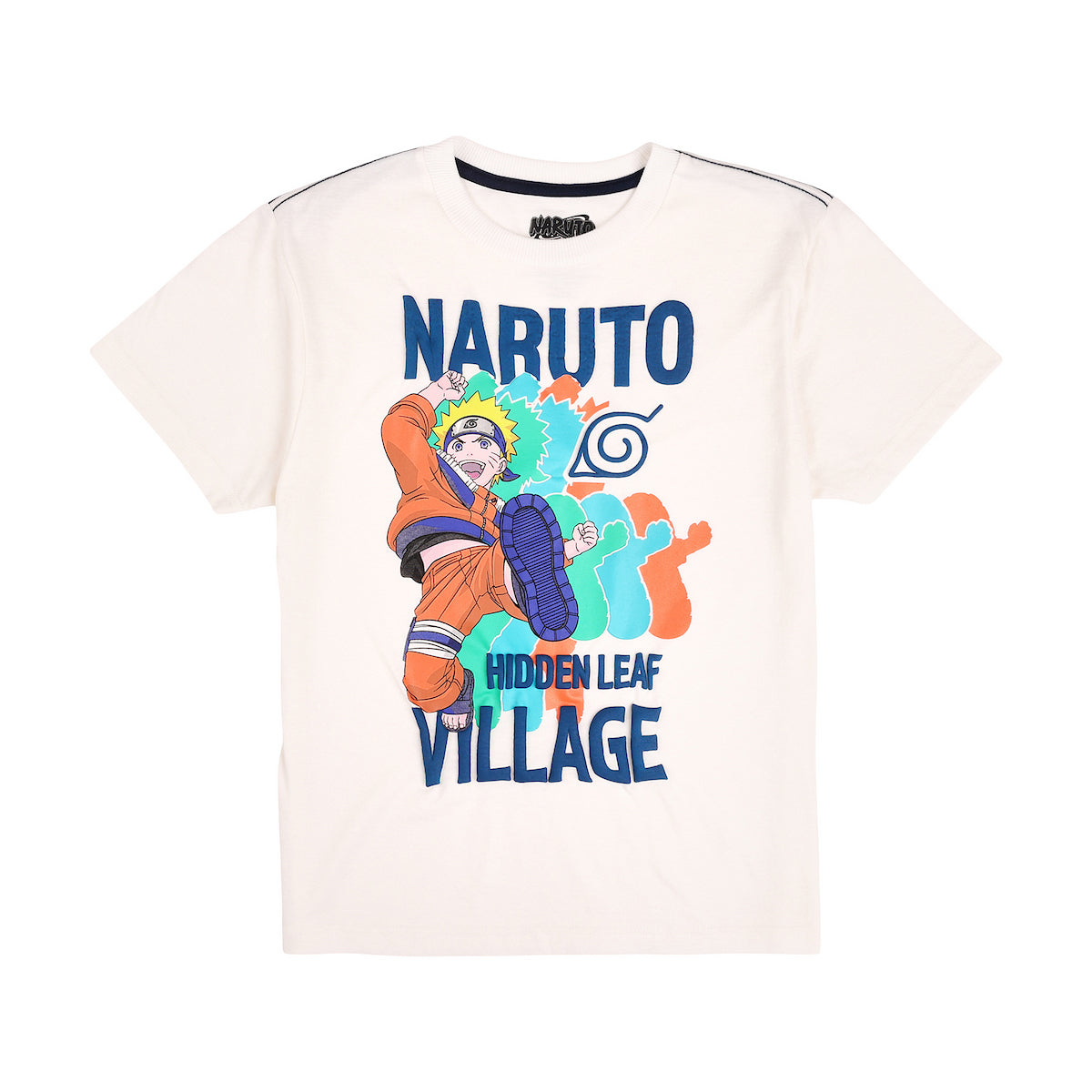 Naruto Hidden Leaf Village Boy's 2-Pack Tee & Lounge Shorts Combo Set