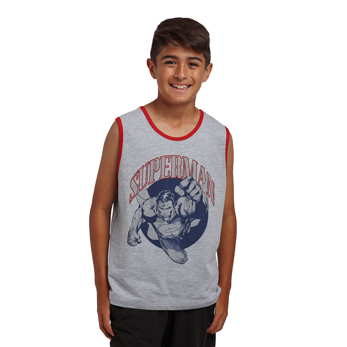 Superman 38 Logo Boy’s 3-Pack Tank Top Set