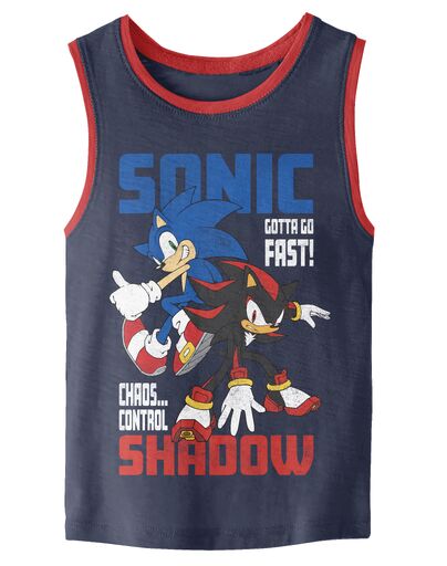 Sonic The Hedgehog Sonic & Shadow Boy's 3-Pack Tank Top Set