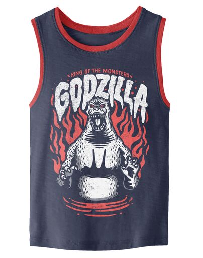 Godzilla Kanji Kaiju Boy’s 3-Pack Tank Top Set