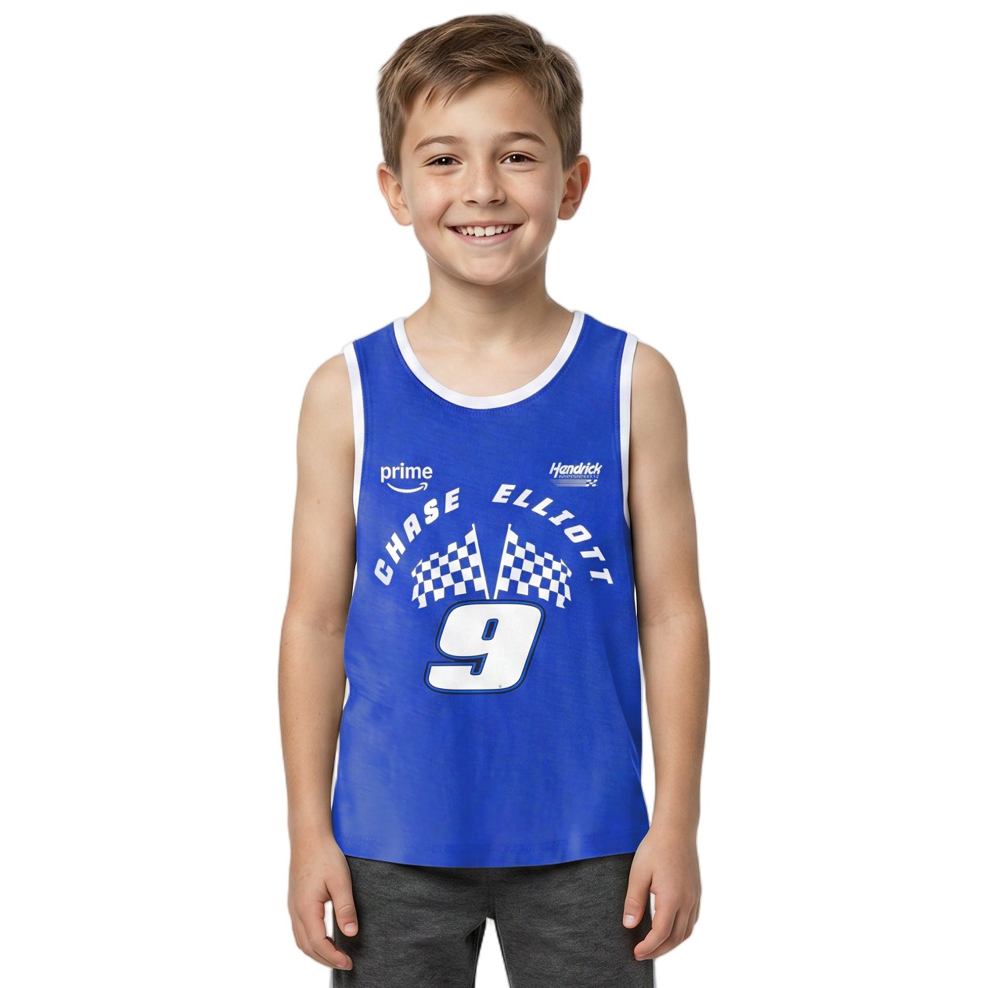 Hendrick Racing Chase Elliott 3-Pack of Youth Boy’s Sleeveless Muscle Shirts