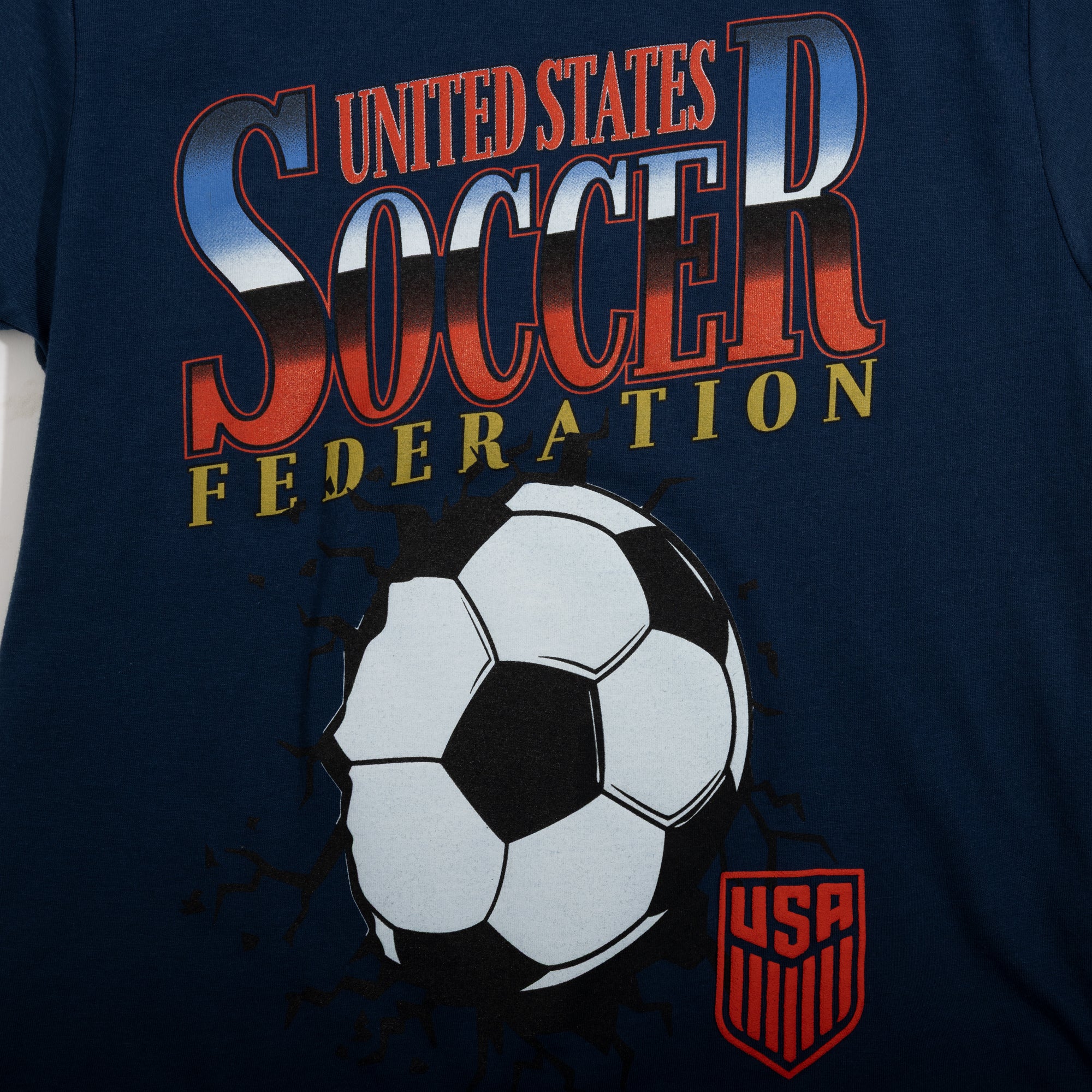 USSF USA Logos 13 Boy’s 3-Pack Crew Neck Short Sleeve T-shirt