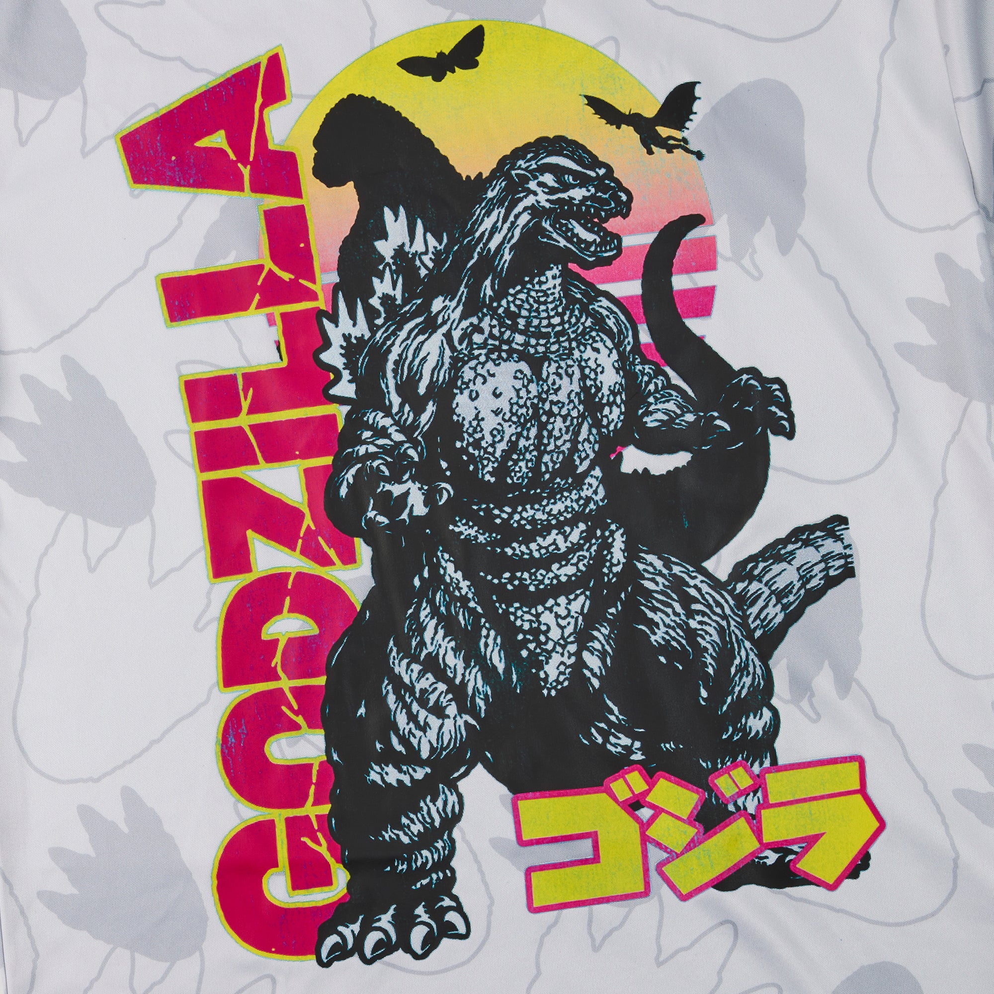 Godzilla Classic Youth Boy Muscle Shirt, Short-Sleeve Tee, and Lounge Shorts 3-Piece Combo Set