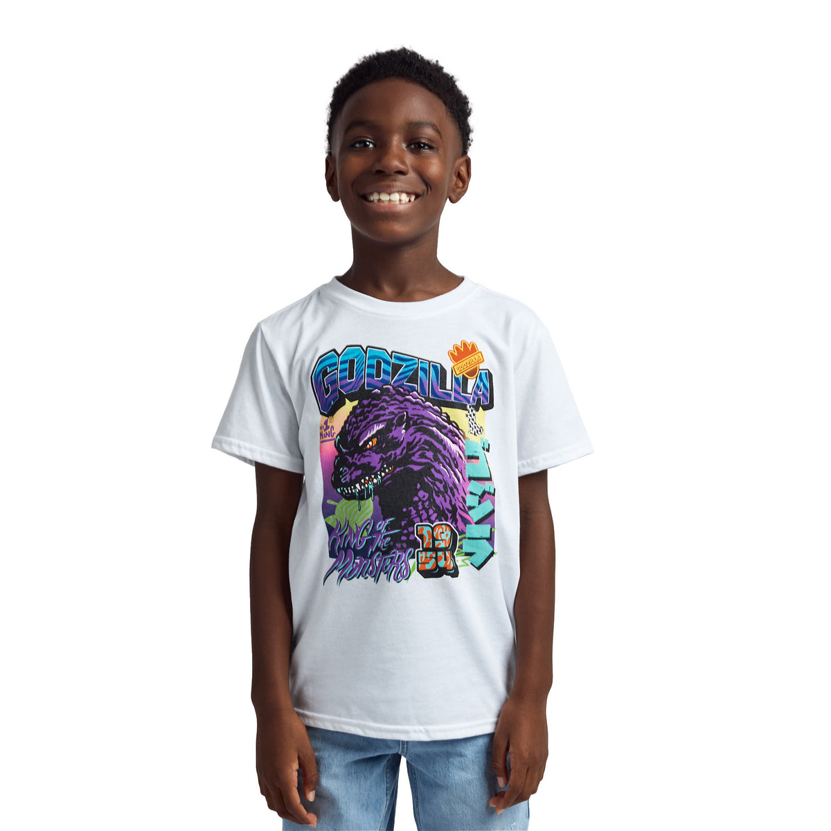 Godzilla Classic Boys 3-Pack Graphic Tees for Kids