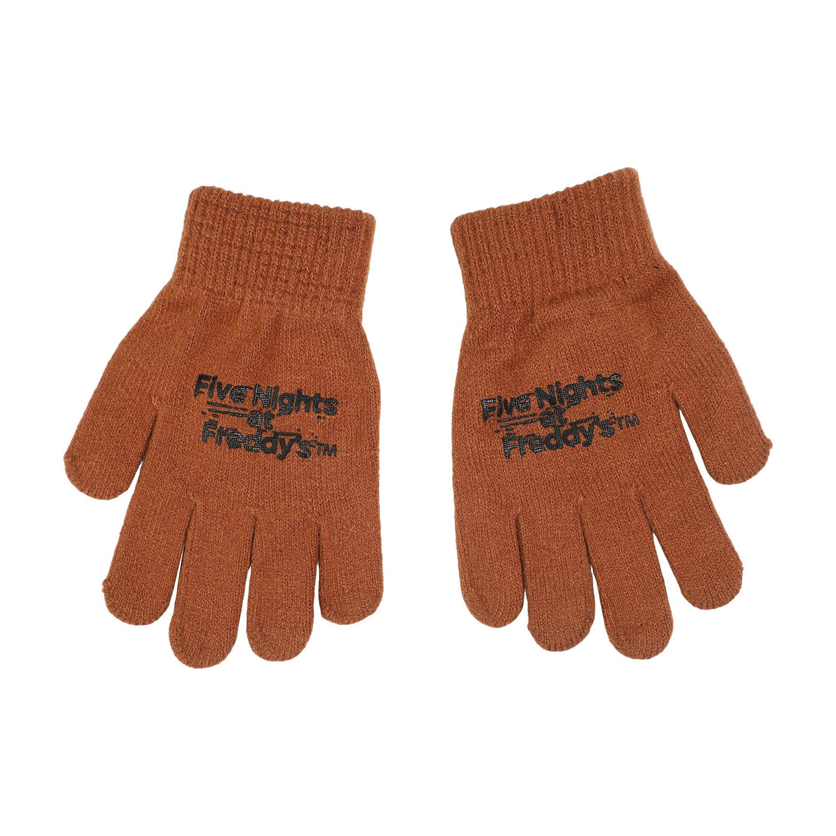 Five Nights At Freddy's Freddy Knit Peruvian Hat and Gloves Set for Kids