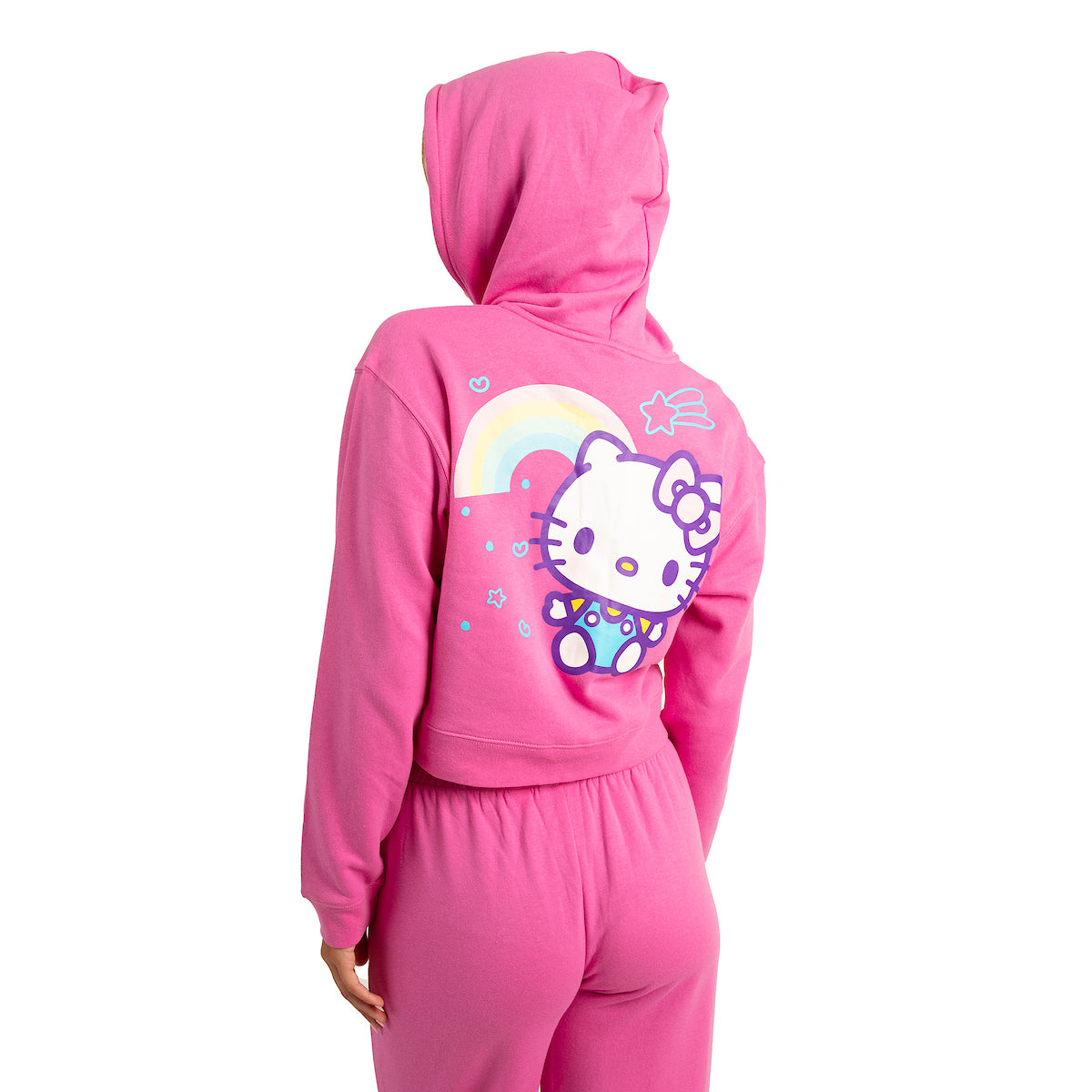 Hello Kitty Adult Zip Up Hoodie and Jogger Set