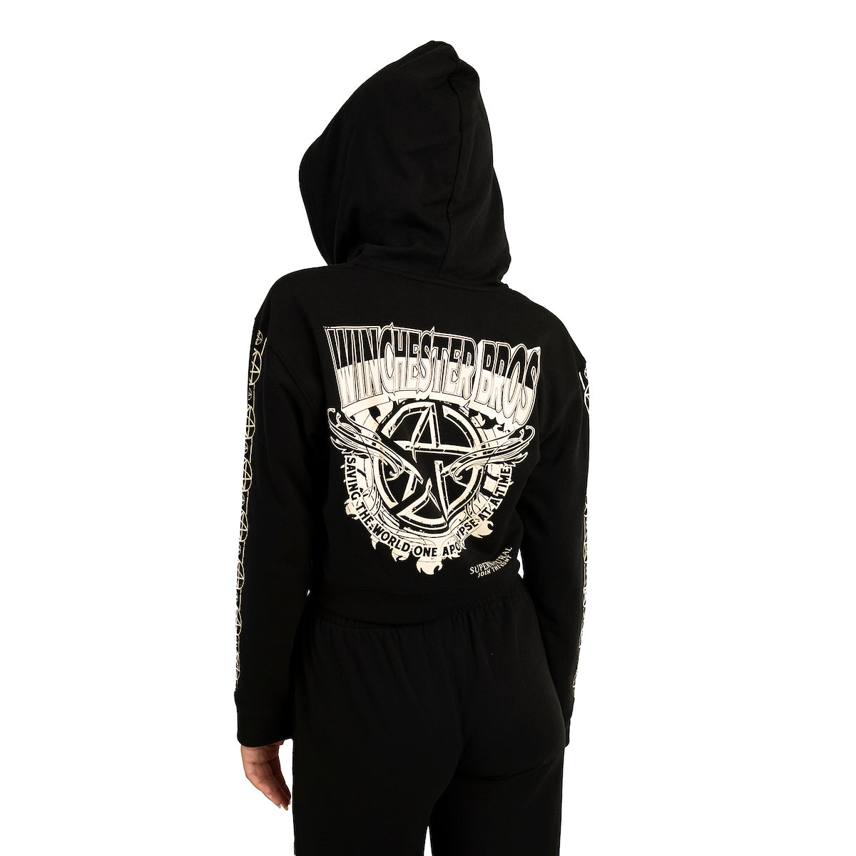 Supernatural Adult Zip Up Hoodie and Jogger Set