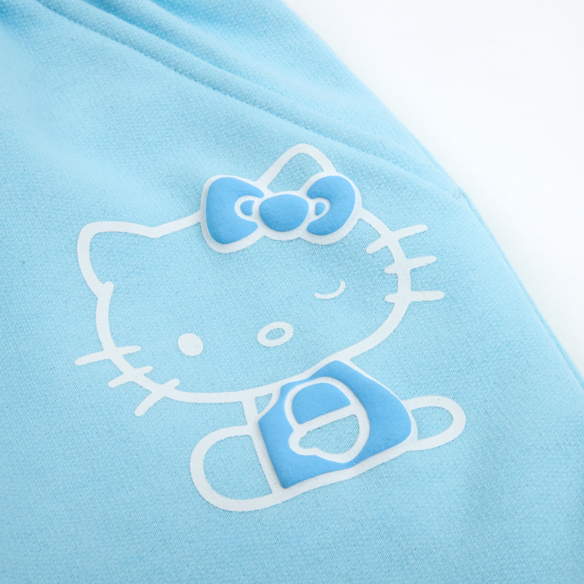 Hello Kitty Women's Aqua Blue Hoodie & Shorts Set