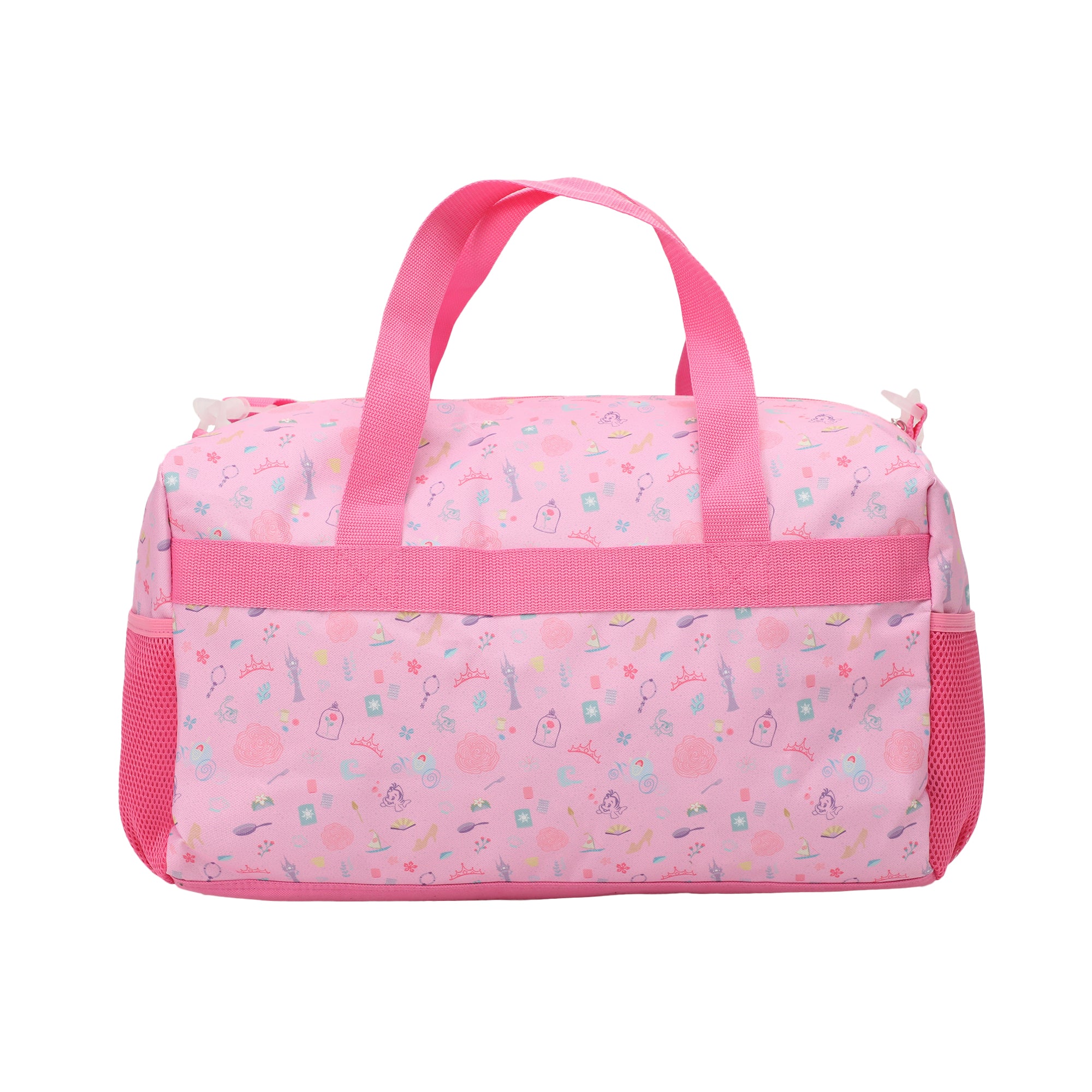 Disney Princesses 5-Piece Pink Youth Kids Girls Duffle Bag Set
