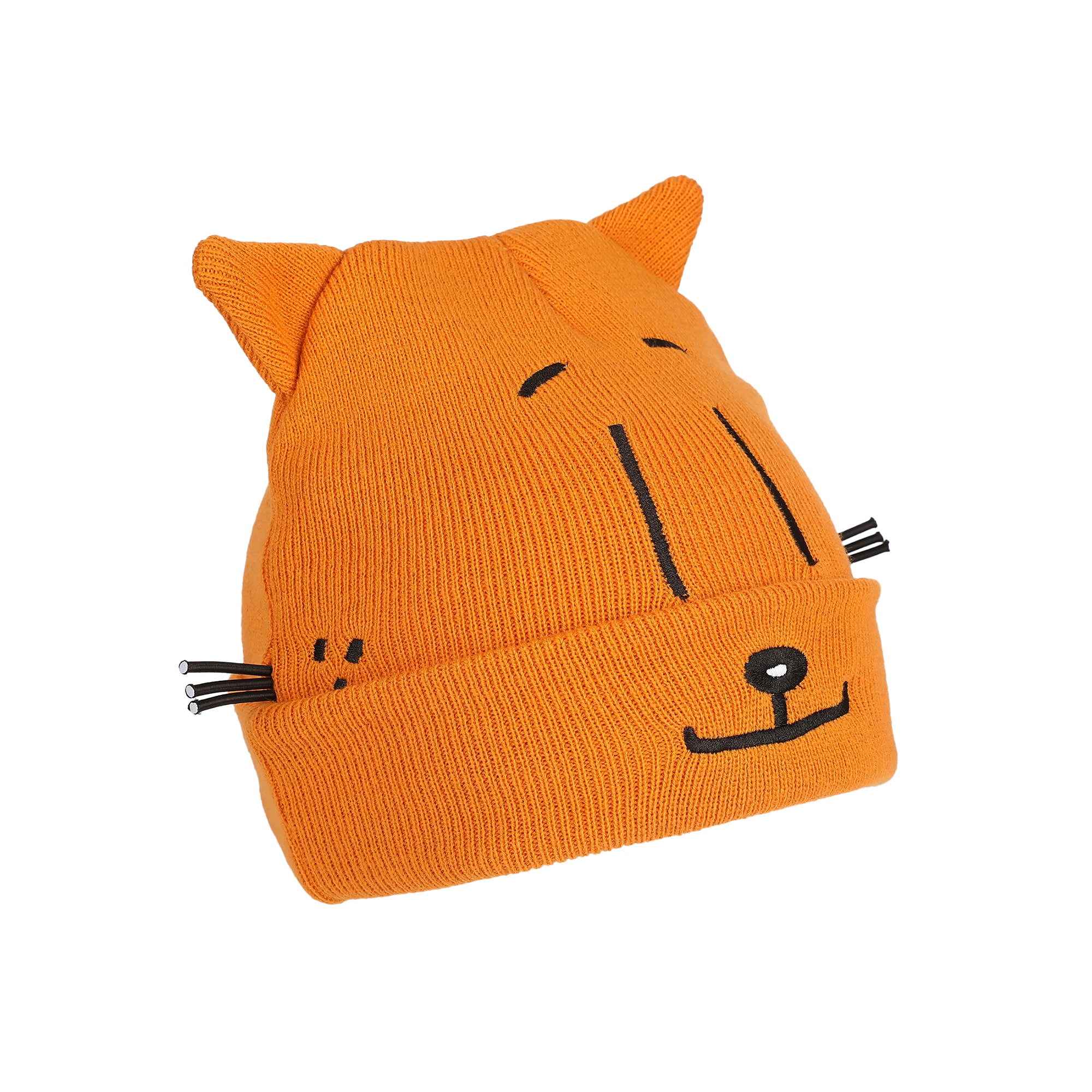 Dog Man Petey the Cat Youth Cuff Hat And Knit Gloves Cold Weather Set